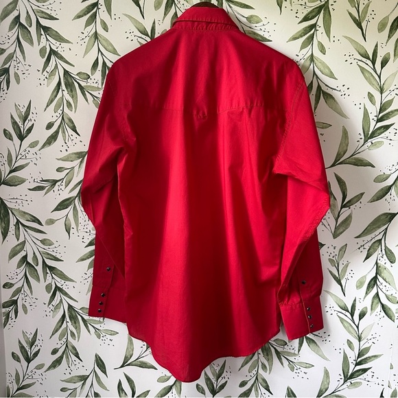 Vintage High Noon Pearl Snap Button Down Shirt. Medium. - Picture 5 of 8